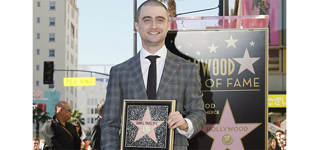 Daniel Radcliffe honored with a star on the Hollywood Walk of Fame