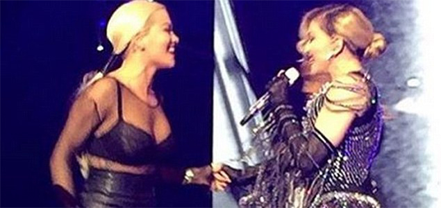 Now, Rita Ora gets spanked by Madonna during latters performance on stage