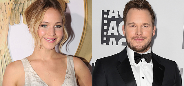 Jennifer Lawrence found filming her first sex scene with Chris Pratt a bizarre experience
