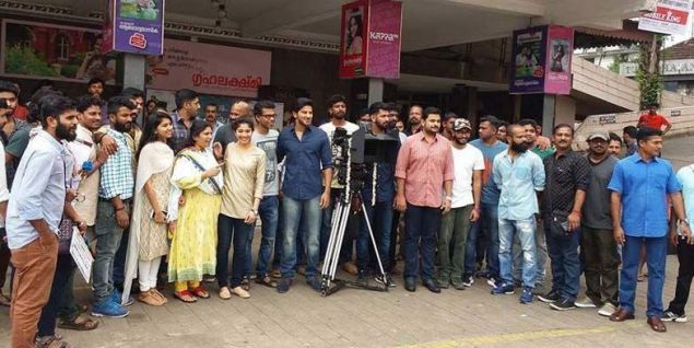 Dulquer Salman Sameer Thahir film started rolling