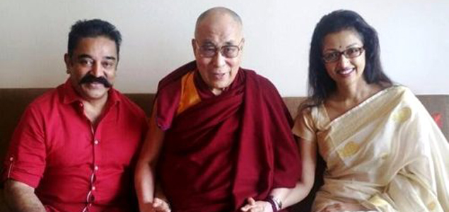 Kamal meets Dalai Lama