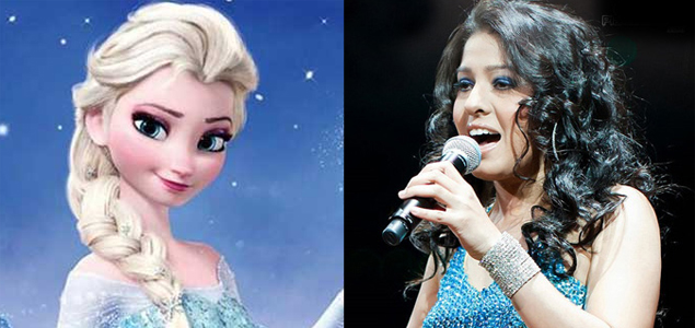 Sunidhi to lend voice for Hindi TV premiere of Frozen