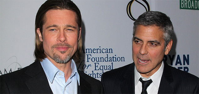 Brad Pitt, George Clooney get competitive when it comes to producing films