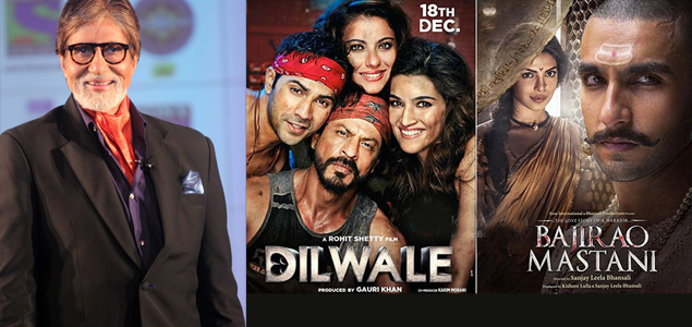 Big B lauds Bajirao Mastani, wants to watch Dilwale