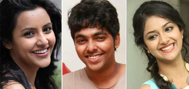 Keerthy Suresh and Priya Anand for GV Prakash