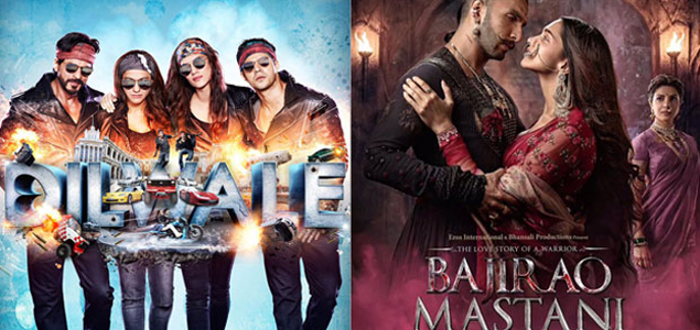 Dilwale crosses Rs.100 crore mark worldwide; Bajirao Mastani unstoppable