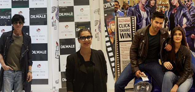 Team Dilwale offers fun at Mumbai Duty Free