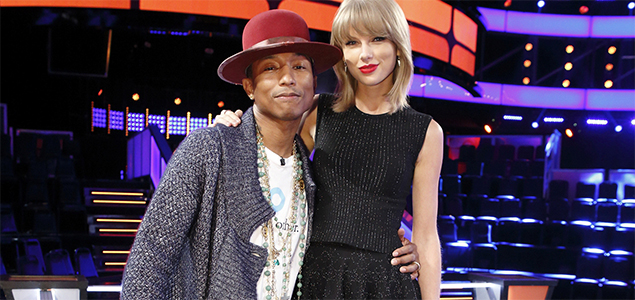 Pharrell thinks Taylor Swifts ability to know the words to every song is amazing