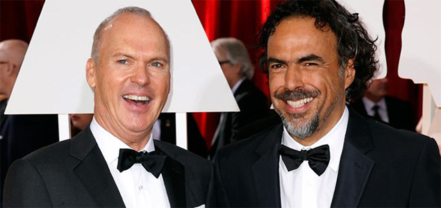 Alejandro G. Inarritu thanks Michael Keatons underwear for Best Director Oscars win