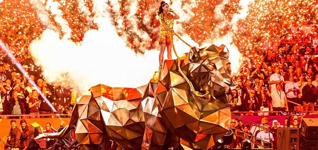 Katy Perry received a pep talk from God before her Super Bowl performance