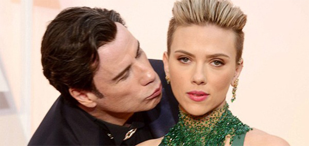 Scarlett Johansson insists Travolta kissing her wasnt creepy and inappropriate