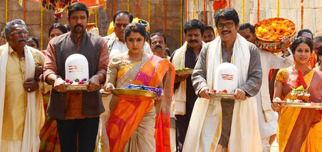 Nagarjuna shooting in a 1500 year old Temple