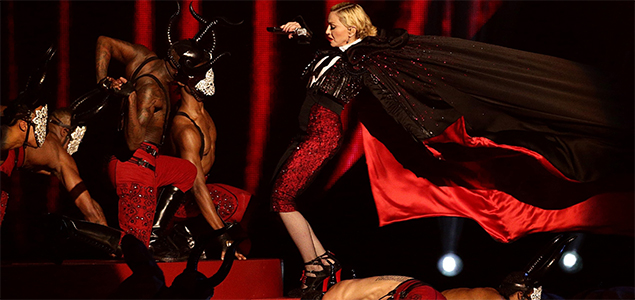 Falling off stage while performing at BRIT Awards was a horror show, says Madonna