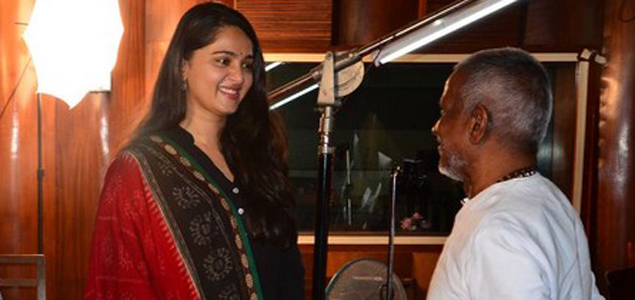 Anushka meets Ilayaraja