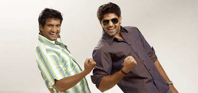 Arya makes Santhanam dance well