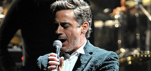 Robert Downey Jr. treated guests at his 50th birthday bash to an impromptu karaoke song