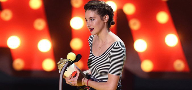 Shailene Woodley, Fault In Our Stars take MTV Movie Awards by storm with 3 wins