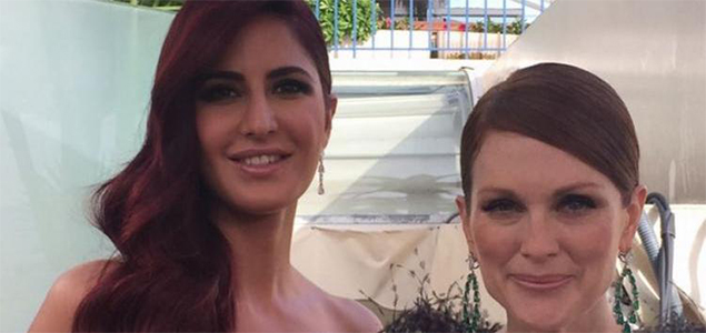 Katrina Kaif makes her Cannes red carpet debut; gets clicked with Julianne Moore