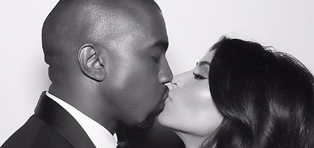 Kim Kardashian shares candid pictures with husband Kanye West on first anniversary