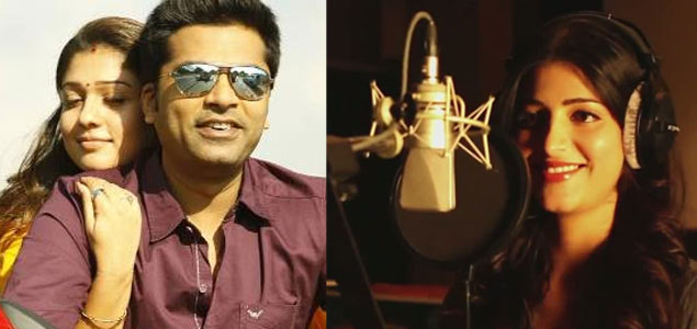 Shruti Haasan sings for Simbu