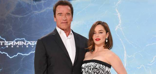 Arnold Schwarzenegger, Emilia Clarke talk about doing nude scenes for Terminator: Genisys