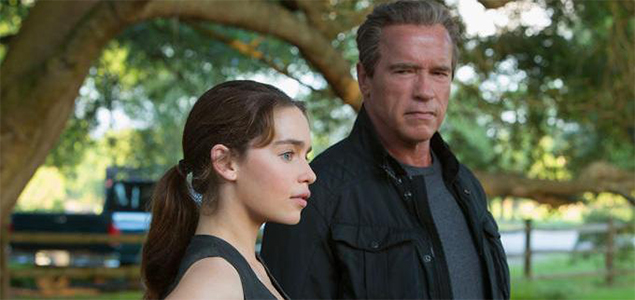 Emilia Clarke fractured her hip break dancing with Terminator co star Arnold Schwarzenegger