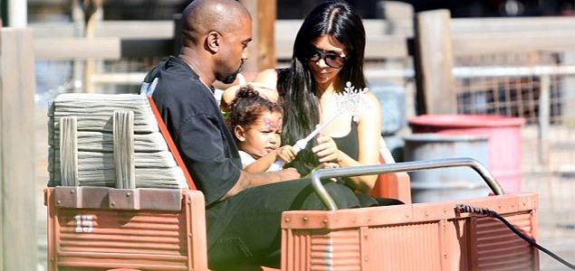 Kim Kanye and the Kardashian family celebrate Norths second birthday at Disneyland