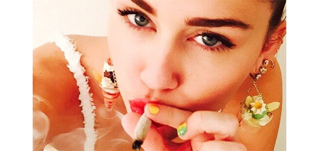 Miley Cyrus posts modestly covered topless pictures on her Instagram page