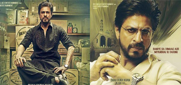 Shah Rukh Khan shares two brand new posters of Raees as an Eid gift for his fans