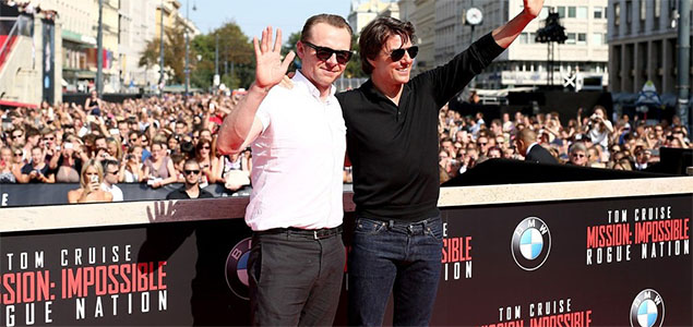 Simon Pegg feels privileged to have seen the real man behind the movie star in Tom Cruise