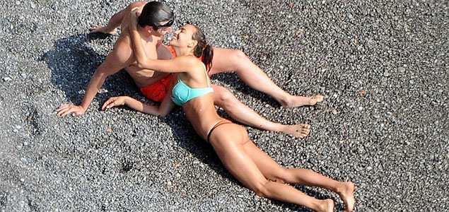 Bradley Cooper, Irina Shayk spotted cozying up on the beach in Italy
