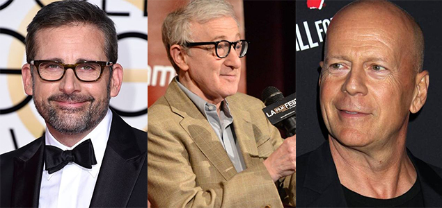 Steve Carell replaces Bruce Willis in director Woody Allens star studded next