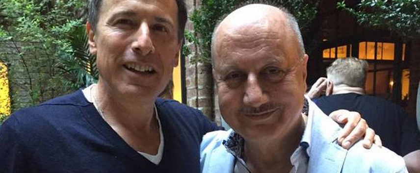 Anupam Kher parties with Hollywood stars