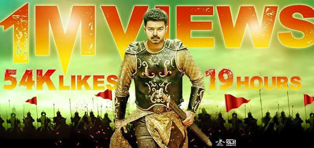 Puli trailer crosses 1 million views