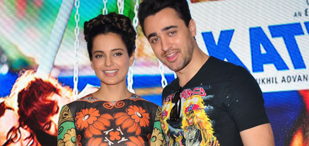 Kangana, Imran kissed for 24 hours in Katti Batti song