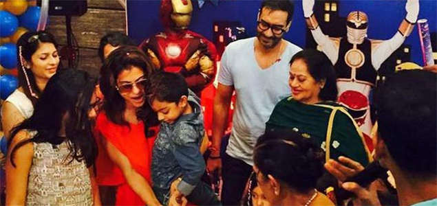 Kajol, Ajay beam with joy as son turns five