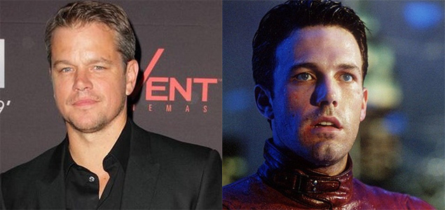 Matt Damon was the first choice for best friend Ben Afllecks role in Daredevil