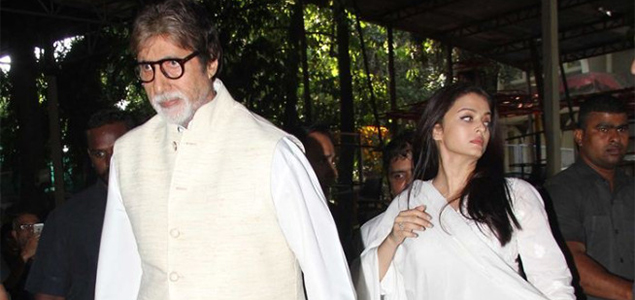 Aishwarya, Amitabh among Bollywood mourners at Aadeshs Chautha