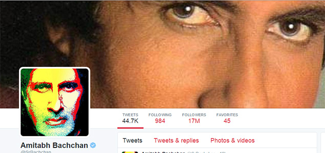 Big B crosses 17 mn Twitter followers, even thanks abusers