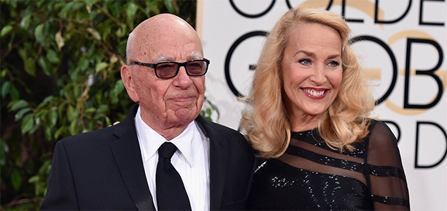 Rupert Murdoch engaged to Jerry Hall