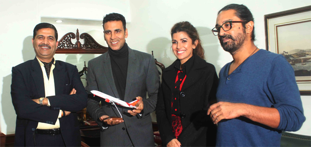 Airlift team promotes film at Air India office