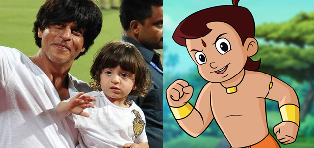 Chhota Bheem meets AbRam, SRK