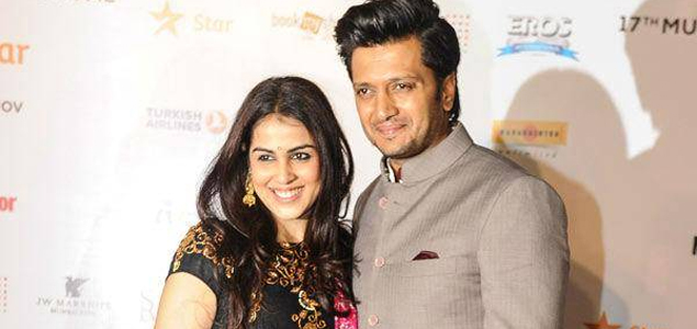 Riteish, Genelia clock 13 years in filmdom