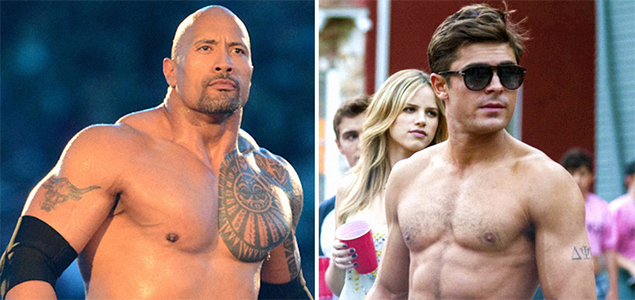 Dwayne Johnson pokes fun at Zac Efron