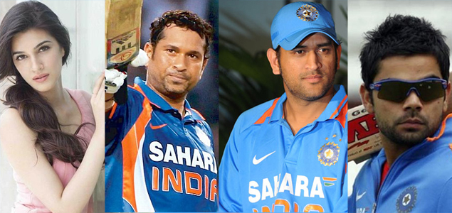 Kriti Sanons favourite cricketers Sachin, Dhoni, Virat