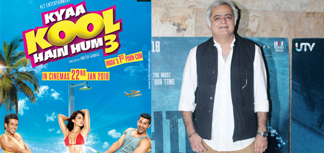 Kya Kool Hain Hum 3 regressive nonsense: Hansal Mehta