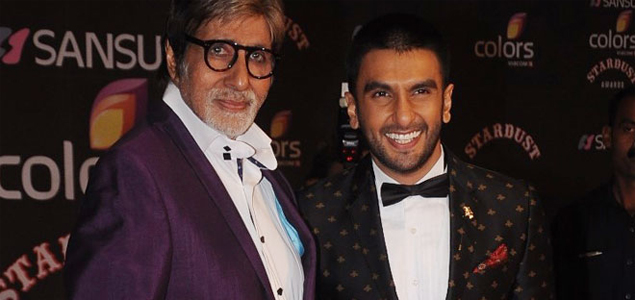 Ranveer honoured to compete with Big B for award
