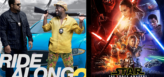 Ride Along 2 passes Star Wars to top US box office