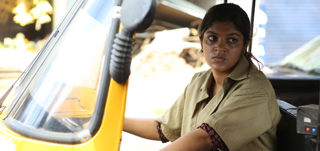 Aparna Balamurali as an auto driver