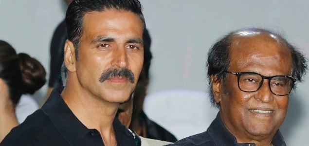 Akshay Kumar real hero of 2.o, says Rajinikanth